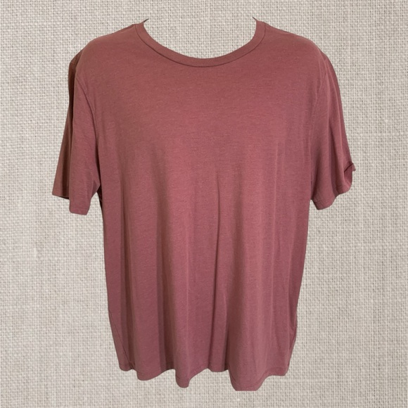 Old Navy Men Short Sleeve Soft Washed T Shirt Pink Tourmaline Large Pre Owned - Picture 2 of 7